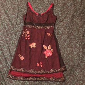 Beautiful black and Red party dress